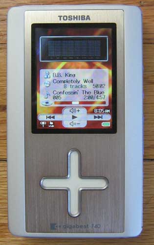 Toshiba Gigabeat F40 - The Gadgeteer