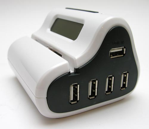 USB Letter Opener Hub Clock