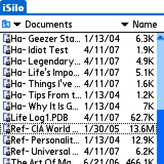 iSilo list