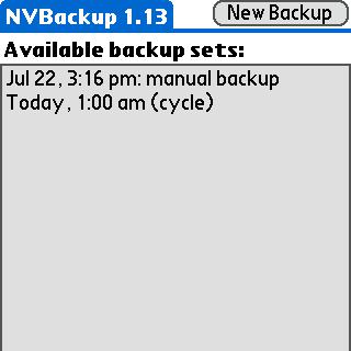 NVBackup