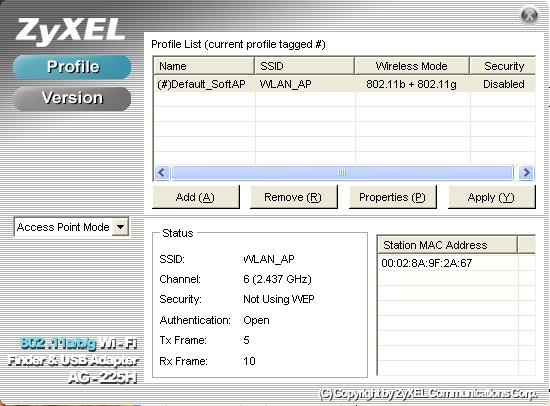 zyxel ag225h 13