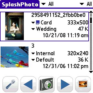 SplashPhoto Info View