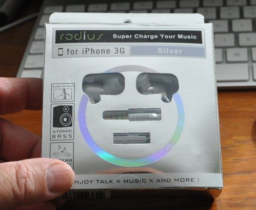 radius earbuds in box