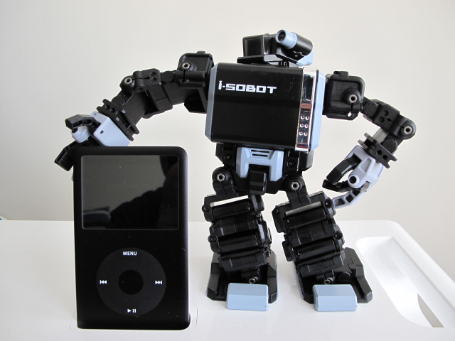 Display Case! TOMY I-SOBOT Robot FITTED Transparent Carrying 