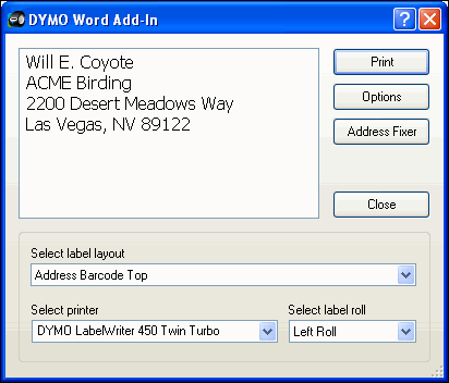 DYMO_Word_Add-In