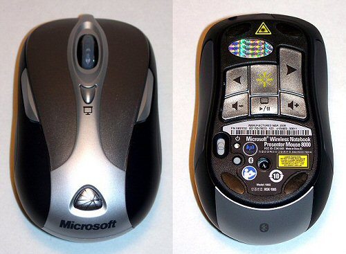 Microsoft Wireless Notebook Presenter Mouse 8000 Review - The