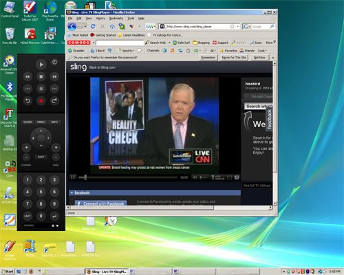 Slingbox in action