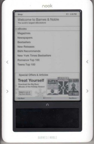 Barnes & Noble nook eBook Reader Review - The Gadgeteer