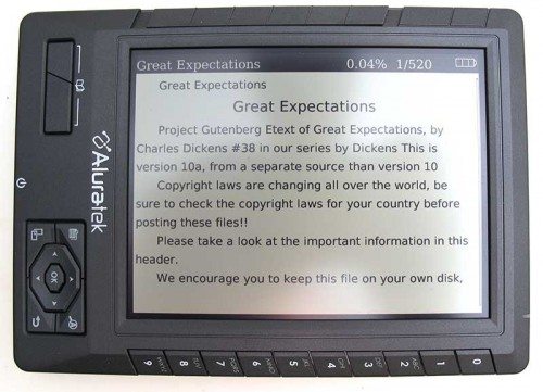 Aluratek AEBK07FS Libre I Color eBook Reader with 2GB AEBK07FS