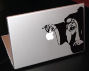 wicked witch decal