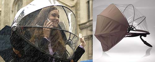 bubble hands free umbrella