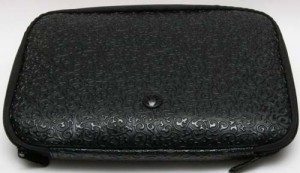 Ladies Black Damask ten inch laptop case