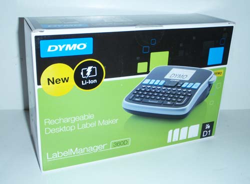 DYMO LabelManager 360D Rechargeable Hand-Held Label Maker