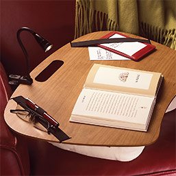 Levenger Old School Portable Lap Desk - Natural Cherry