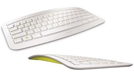 Microsoft Arc Keyboard in White