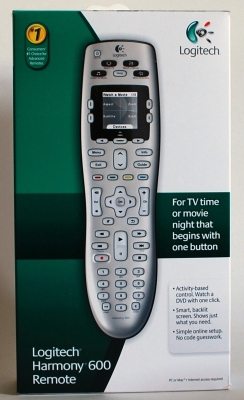 Logitech Harmony 600 Remote The Gadgeteer