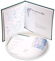 thinkgeek story of you keepsake baby book