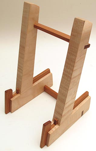 wooden ipad stand 1