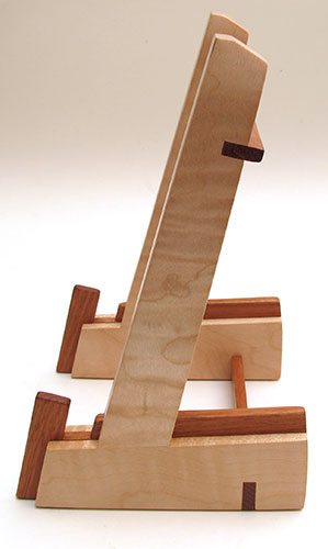 wooden ipad stand 2