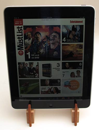 wooden ipad stand 9