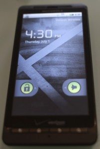 DroidX Front