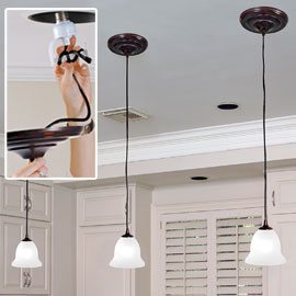 changing a pendant light