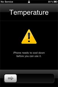 iphone temp