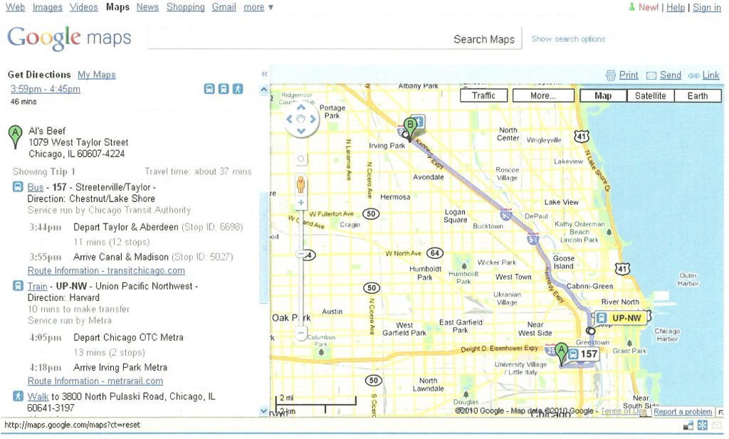 Shuttle Directions How to Get Great Public Transportation Directions - The Gadgeteer