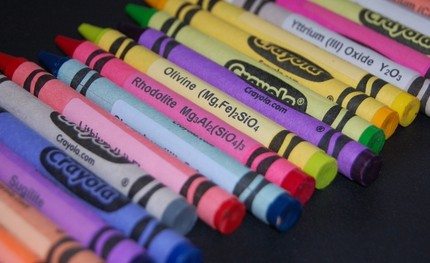 Crayons with Labels Off