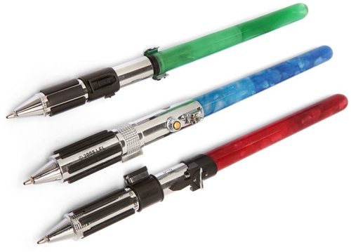 thinkgeek lightsaber pens