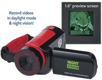 Hates vores i går Spy Night Vision Digital Camcorder for Kids - The Gadgeteer
