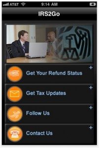 IRS2go app from itunes