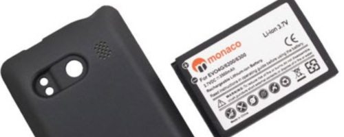 Monaco EVO extended battery