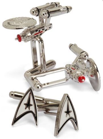 star trek cufflinks