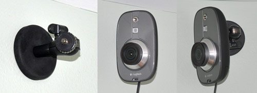 logitech alert750i mounted