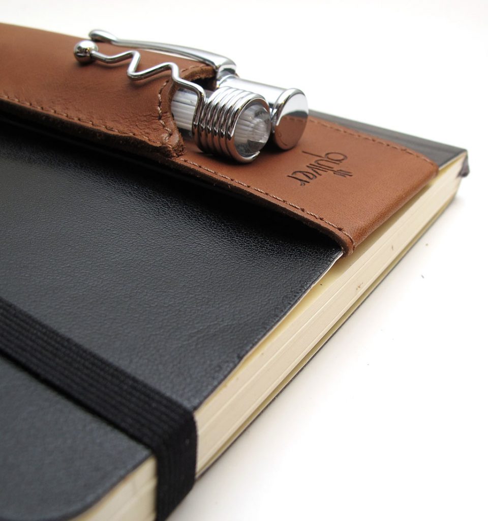Add a pen holder to any book, notebook, or journal - The Gadgeteer