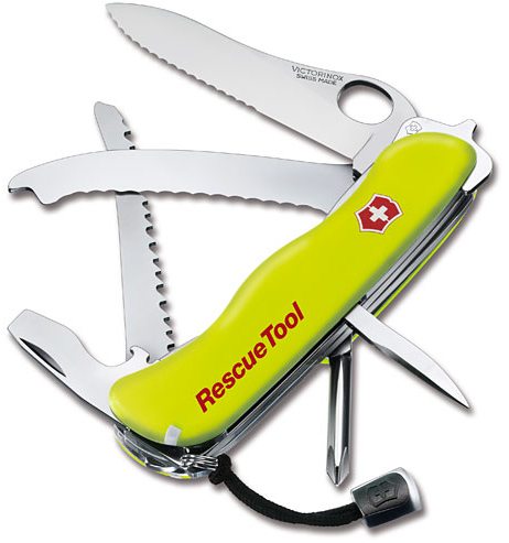 swiss army rescue tool knife