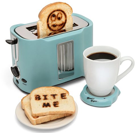 thinkgeek pop art toaster