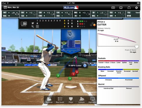 mlb at bat