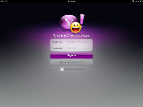 yahoo messenger ios app