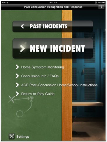 concussion recognition app ios