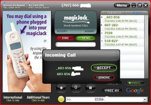 how to remove 911 service from magicjack