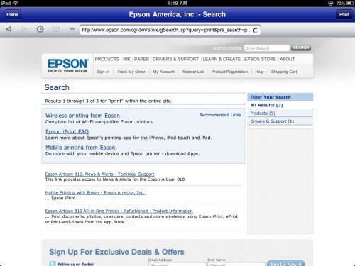 epson iprint app 12