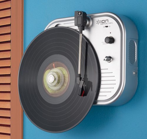 ion vertical record player