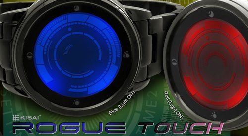 rogue touch hybrid lcd led watch