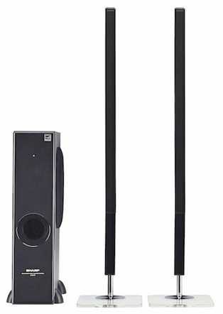 sharp 2.1 soundbar home theatre system