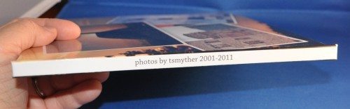 Vanity tags - custom printing on the binding gives your Mixbook that final professional touch.