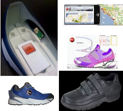 Gps shoes store