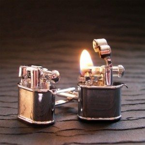 lighter cuff links