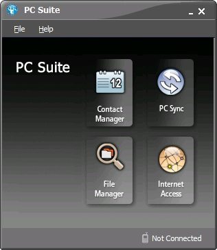 pantech pc suite does not connect phone